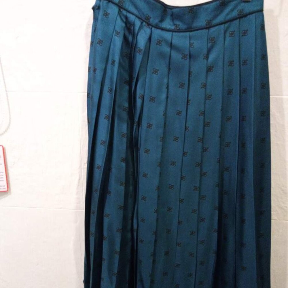 Fendi pleated  chiffon elegant skirt.